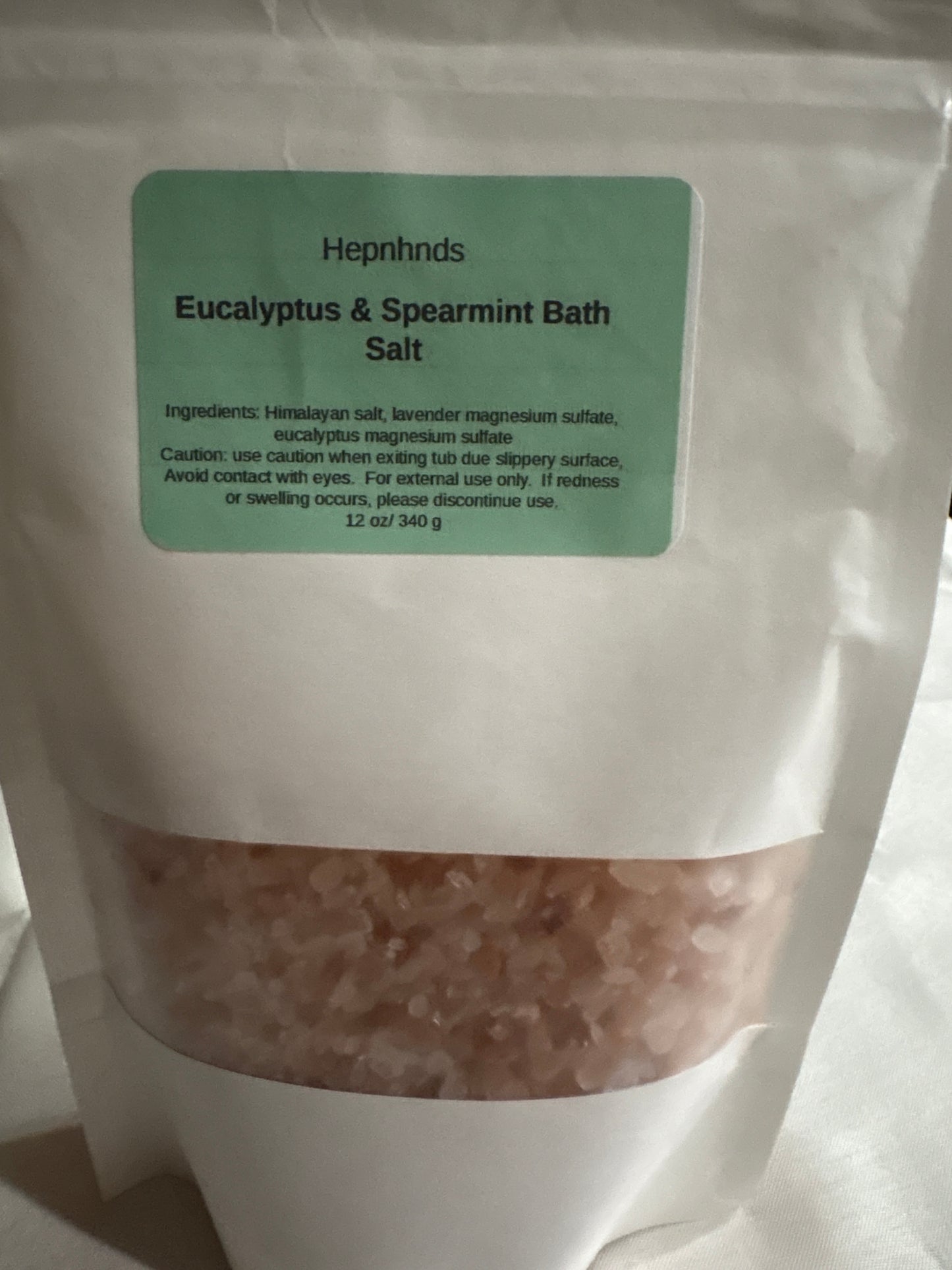 Eucalyptus & Spearmint Bath Salt