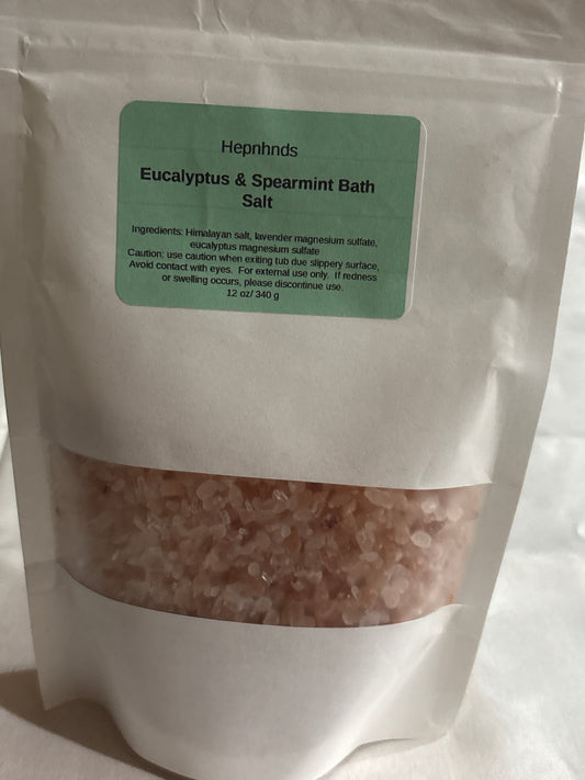 Eucalyptus & Spearmint Bath Salt