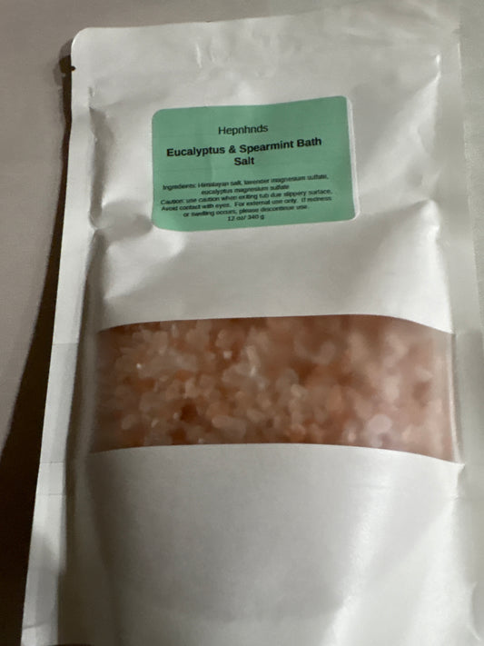 Eucalyptus & Spearmint Bath Salt